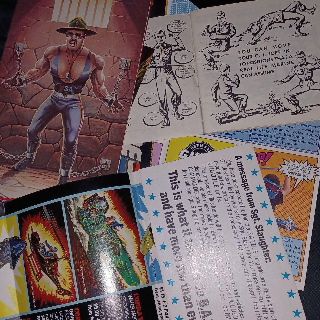 発売当初GI JOE 玩具封入冊子等まとめました(35)