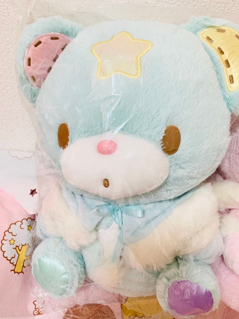 リトルツインスターズ キキララ パフポフ BIGケープぬいぐるみ