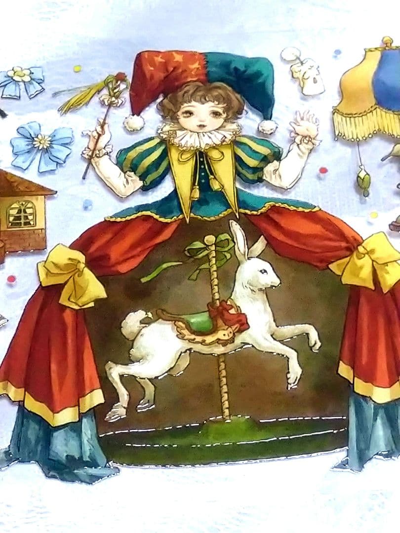 残２☆SALE✩再販✩J199＃朵拉的玩偶屋(晶透)切り売り海外人物マステ女の子