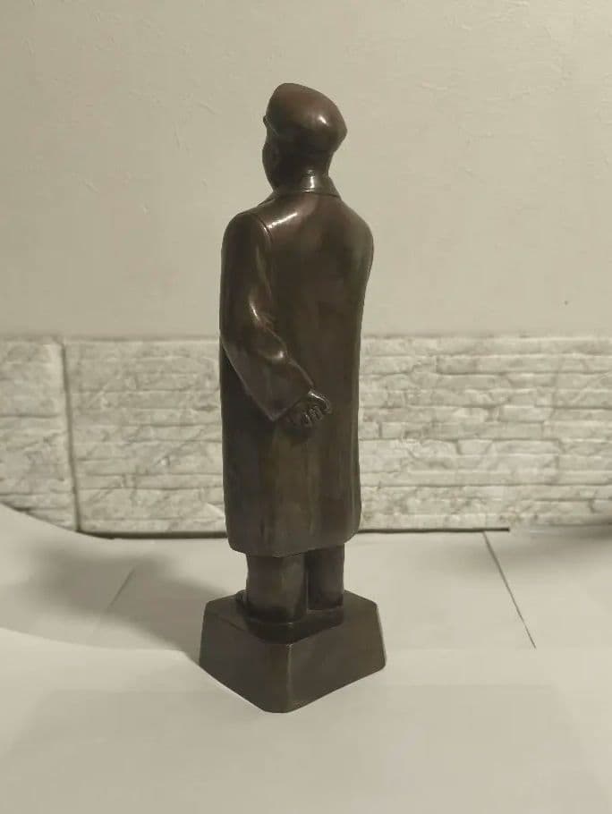 毛沢東 銅像 オブジェ 文化大革命 1966年 30センチ インテリア