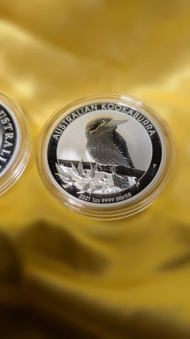 オーストラリア・クッカバラ銀貨 2枚セット 2021年　1オンス