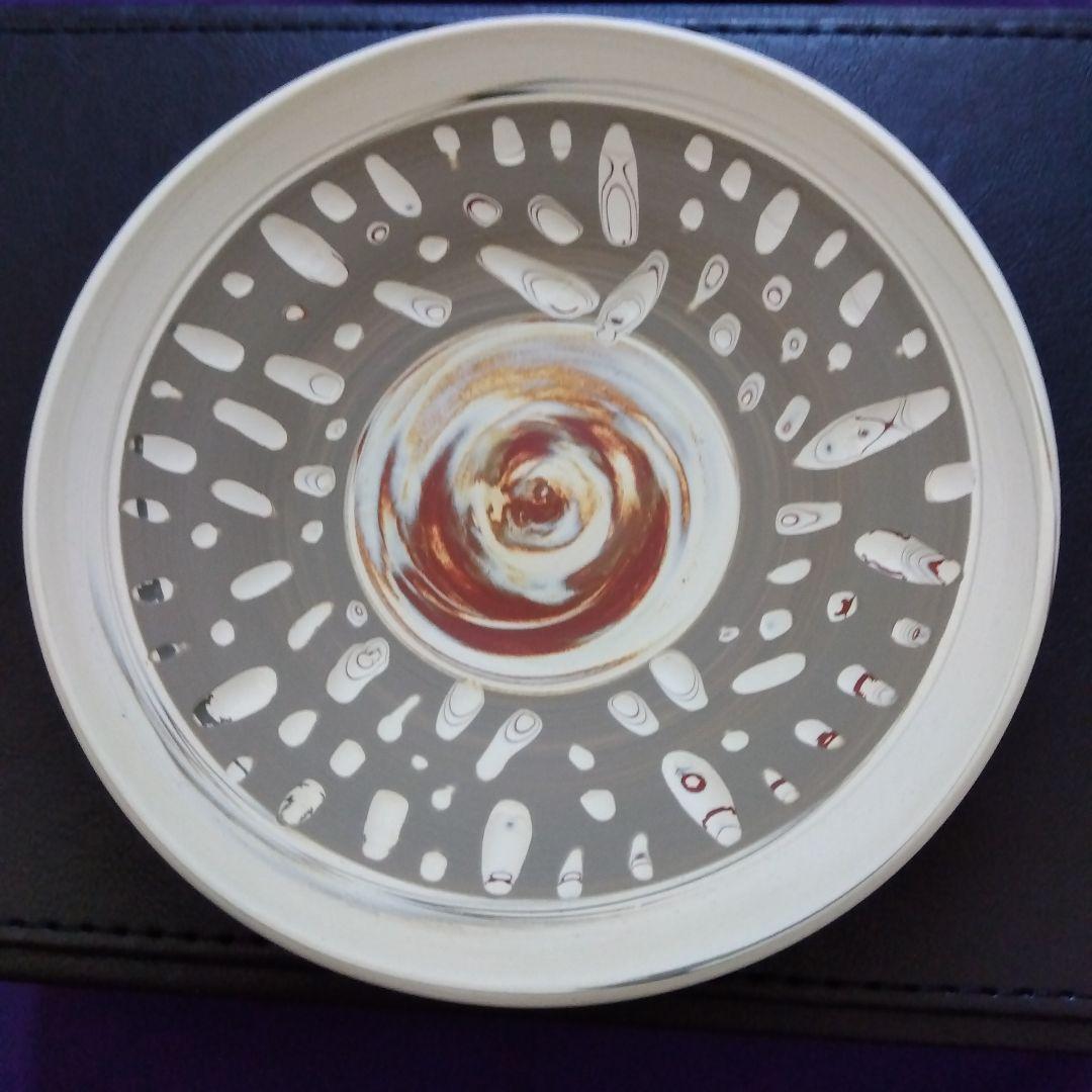 【新品】常滑焼 憲児陶苑 コーヒーカップ&ソーサー 白練込 水玉